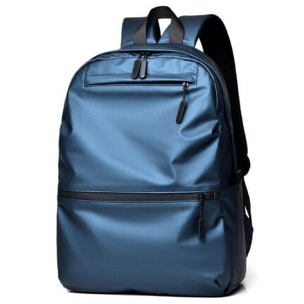 BagBoss Multi-Functional Laptop Backpack Waterproof Travel Bag College Bag Blue school bag