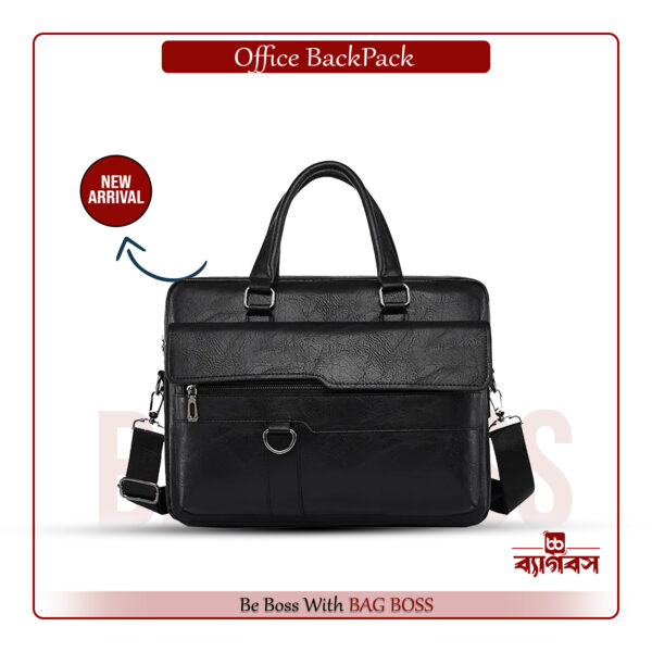Amsburg Laptop Leather Bag Business bag Black