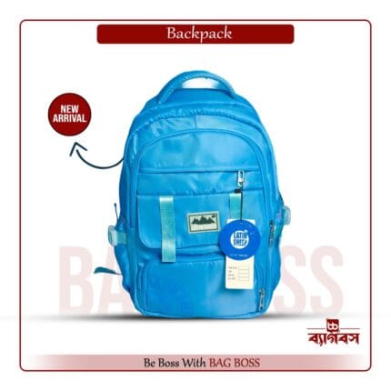 Latest Latin Sheep Girls School bag Collage Casual Backpack Sky Blue
