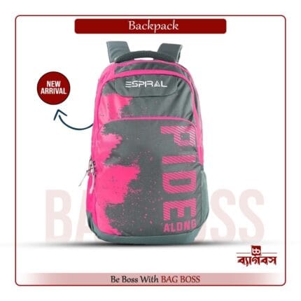 Ride Along School College & Traveling Pink Backpack by Espiral