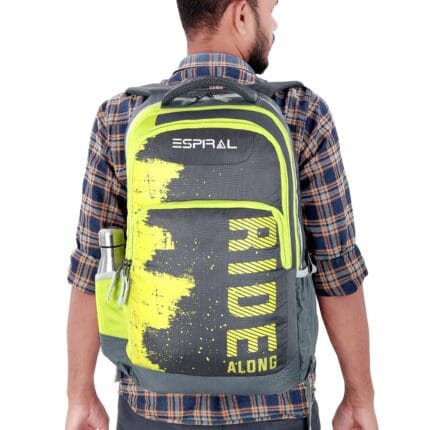 Ride Along School bag College & Traveling Yellow Backpack by Espiral