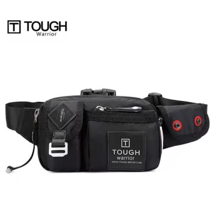 Tough Warrior Men Waist Bag Chest Bag Pouch Bag Soft & Smooth Nylon