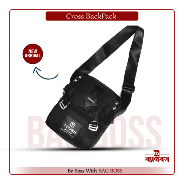 Tough Warrior Fashion Men Sling Shoulder Bag Chest Bag Smooth Soft Nylon