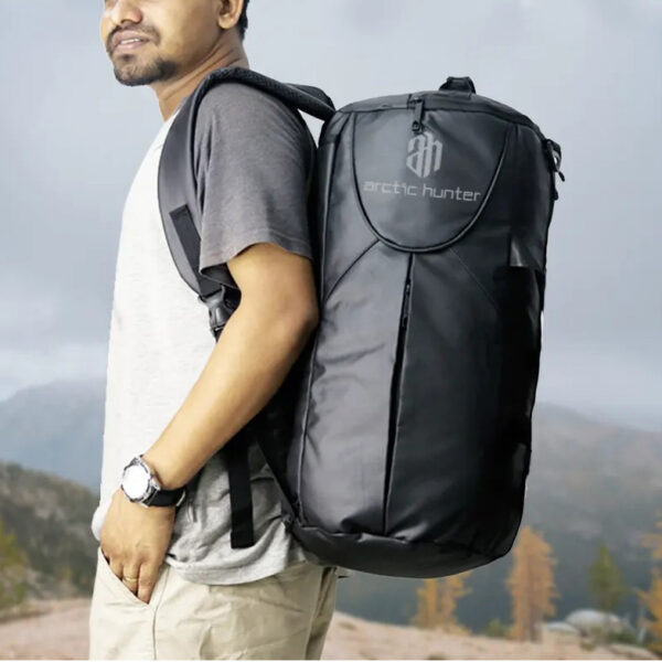 3in1 Large Capacity Travel & Gym Bag – Black