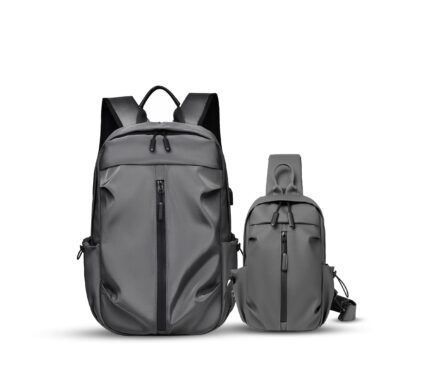 BB Combo Offer Laptop bag with crossbody Bag 2p combopack ASH
